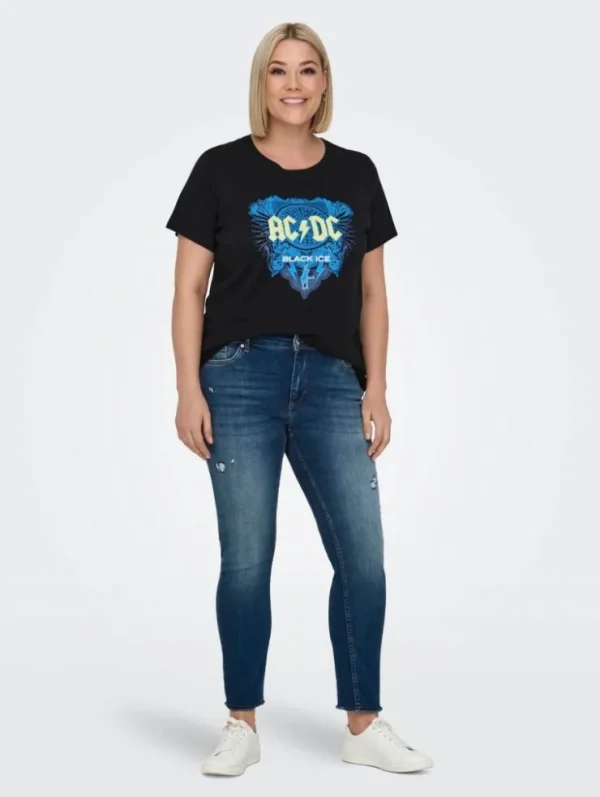 Mujer Emilio Iglesias Camiseta AC DC, Only Carmakoma