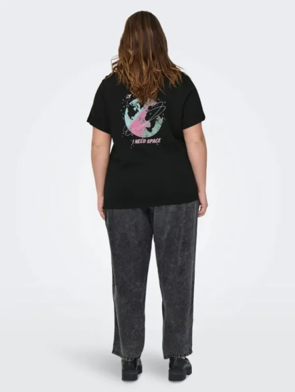Mujer Emilio Iglesias Camiseta gráfico manga corta, Only Carmakoma