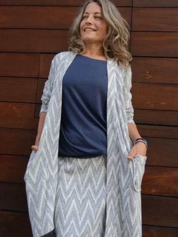 Mujer Emilio Iglesias Falda estampada de punto