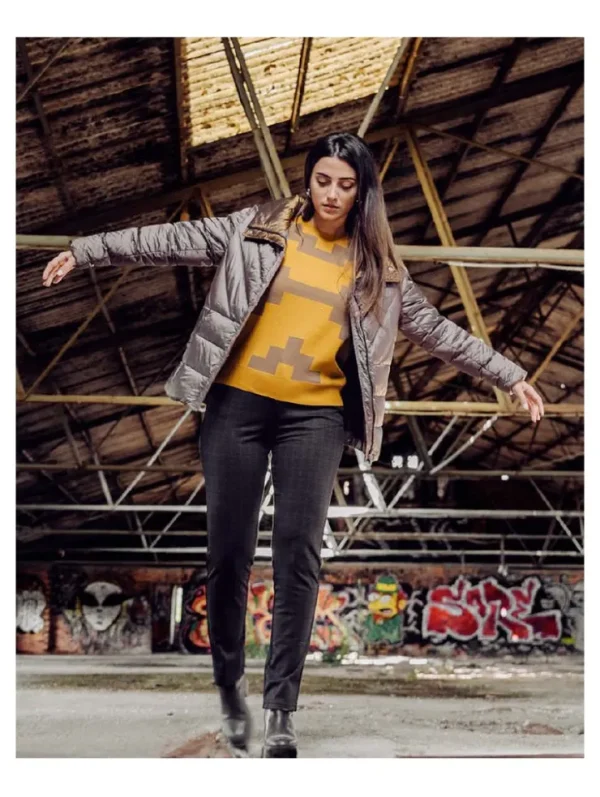 Mujer Emilio Iglesias Pantalón de cuadros 5 bolsillos