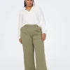 Mujer Emilio Iglesias Pantalón pernera ancha, Only Carmakoma