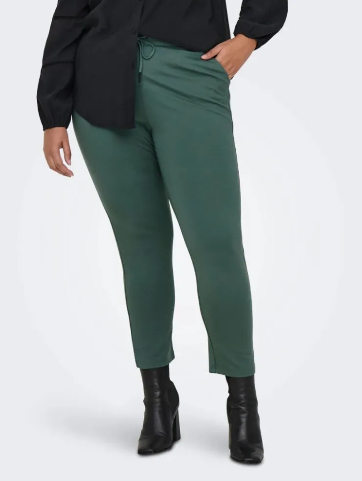 Mujer Emilio Iglesias Pantalón unicolor cordón, Only Carmakoma