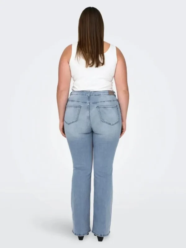 Mujer Emilio Iglesias Pantalón vaquero corte flare, Only Carmakoma