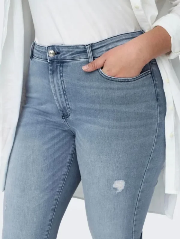 Mujer Emilio Iglesias Pantalón vaquero corte flare, Only Carmakoma