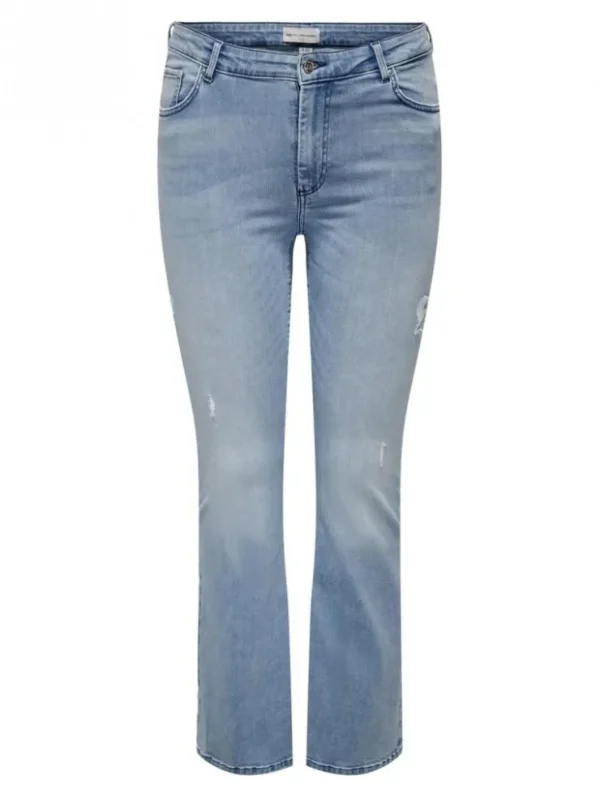 Mujer Emilio Iglesias Pantalón vaquero corte flare, Only Carmakoma