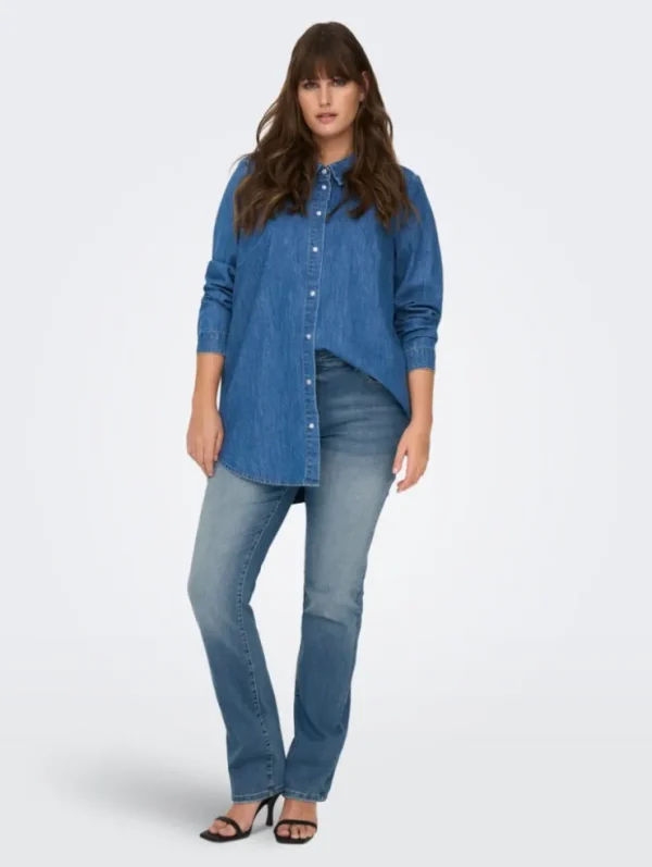 Mujer Emilio Iglesias Pantalón vaquero corte recto, Only Carmakoma