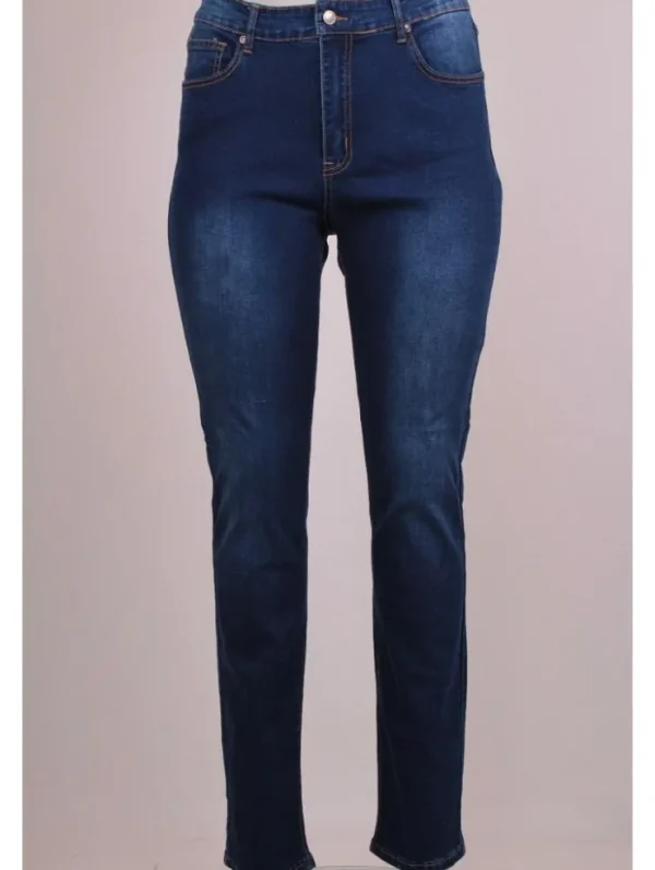 Mujer Emilio Iglesias Pantalón vaquero recto tiro alto, Koyote Jeans