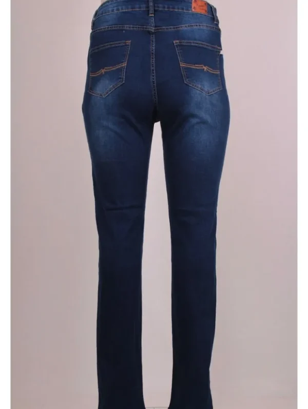 Mujer Emilio Iglesias Pantalón vaquero recto tiro alto, Koyote Jeans