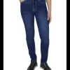 Mujer Emilio Iglesias Pantalón vaquero semipitillo tiro alto, Koyote Jeans