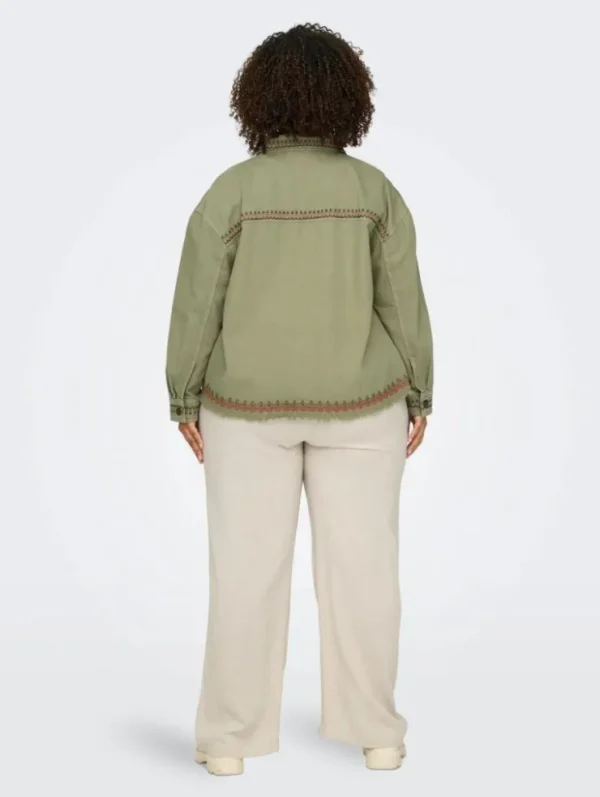 Mujer Emilio Iglesias Sobrecamisa bordada, Only Carmakoma