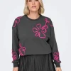 Mujer Emilio Iglesias Sudadera bordada, Only Carmakoma