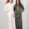 Mujer Emilio Iglesias Sudadera lisa con capucha