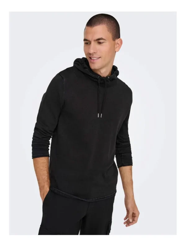 Hombre Emilio Iglesias Sudadera lisa con capucha