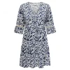 Mujer Emilio Iglesias Vestido estampado manga 3/4, JDY